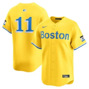 Rafael devers boston red sox nike city connect limited player jersey Gold