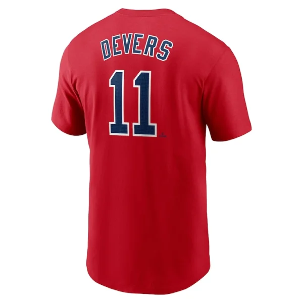 Rafael devers boston red sox nike fuse name number t shirt Red L