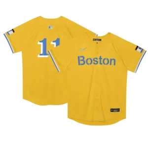 Rafael devers boston red sox nike preschool city connect limited player jersey Gold