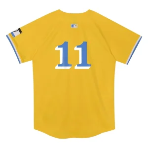 Rafael devers boston red sox nike preschool city connect limited player jersey Gold 7
