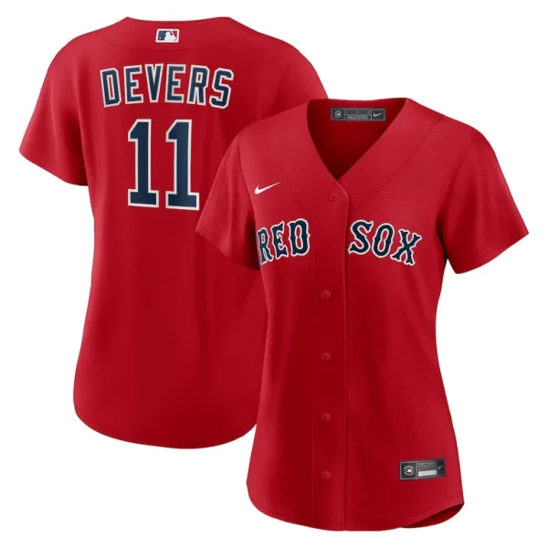 Rafael devers boston red sox nike womens alternate replica player jersey Red