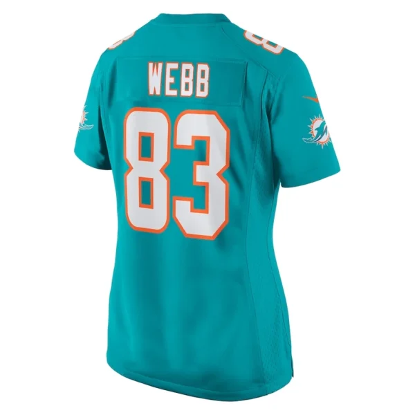 Raleigh webb miami dolphins nike womens team game jersey Aqua L