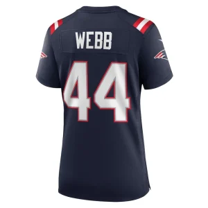 Raleigh webb new england patriots nike womens home game player jersey Navy L