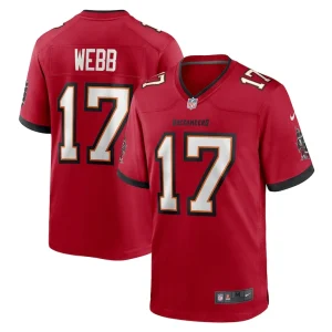 Raleigh webb tampa bay buccaneers nike game jersey Red