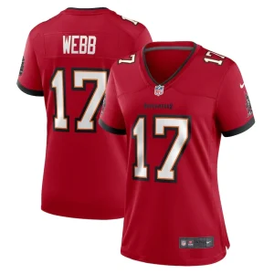 Raleigh webb tampa bay buccaneers nike womens game jersey Red