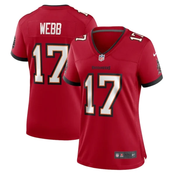 Raleigh webb tampa bay buccaneers nike womens game jersey Red