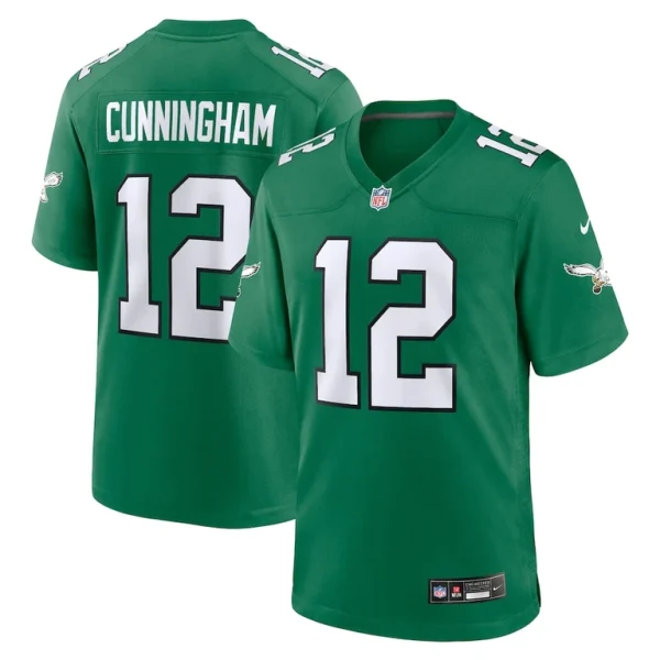 Randall cunningham philadelphia eagles nike alternate retired player game jersey Kelly green