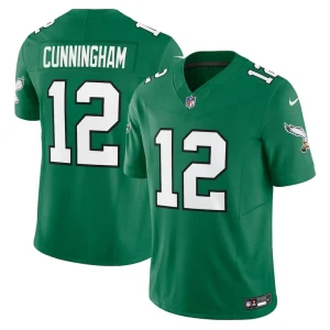 Randall cunningham philadelphia eagles nike alternate vapor f.u.s.e. limited jersey Kelly green