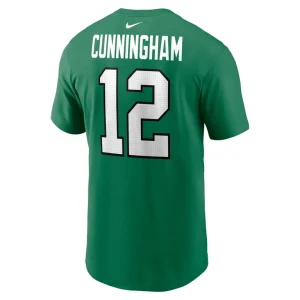 Randall cunningham philadelphia eagles nike retired player name number t shirt Kelly green L