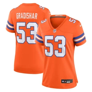 Randy gradishar denver broncos nike womens mile high collection 1977 throwback retired player game jersey Orange