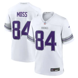 Randy moss minnesota vikings nike alternate retired player game jersey White