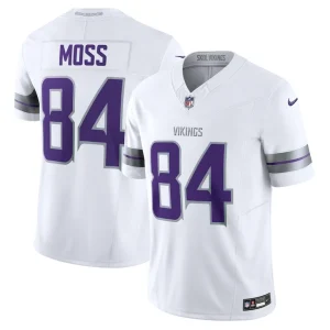 Randy moss minnesota vikings nike alternate vapor f.u.s.e. retired player limited jersey White