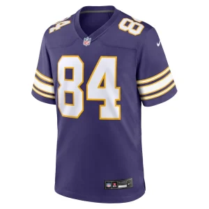 Randy moss minnesota vikings nike classic retired player game jersey Purple M