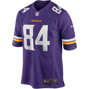 Randy moss minnesota vikings nike game retired player jersey Purple M