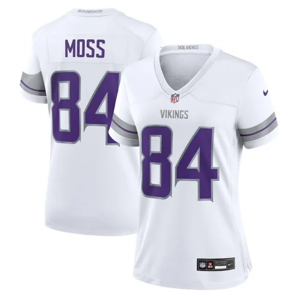 Randy moss minnesota vikings nike womens alternate retired player game jersey White