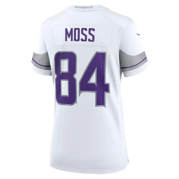Randy moss minnesota vikings nike womens alternate retired player game jersey White L