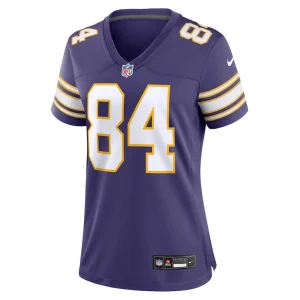 Randy moss minnesota vikings nike womens classic retired player game jersey Purple M