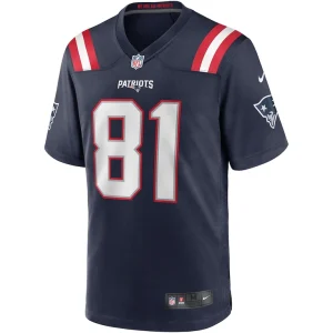 Randy moss new england patriots nike game retired player jersey Navy M