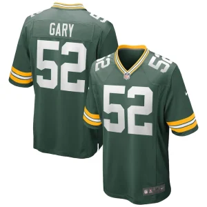 Rashan gary green bay packers nike game jersey Green