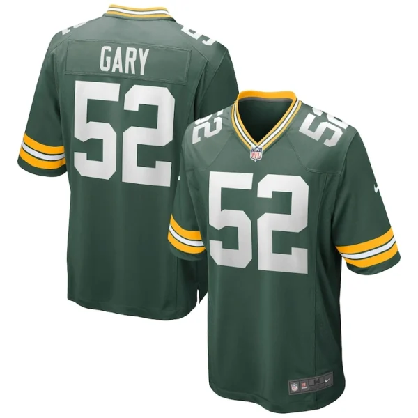 Rashan gary green bay packers nike game jersey Green