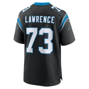 Rashard lawrence carolina panthers nike game jersey Black L