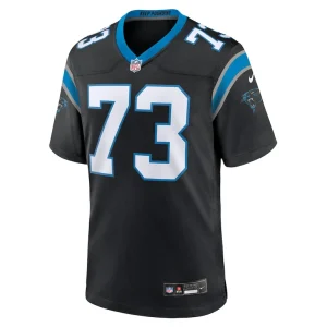 Rashard lawrence carolina panthers nike game jersey Black M