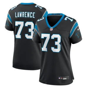 Rashard lawrence carolina panthers nike womens game jersey Black