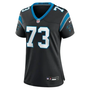 Rashard lawrence carolina panthers nike womens game jersey Black M