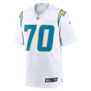 Rashawn slater los angeles chargers nike game jersey White M
