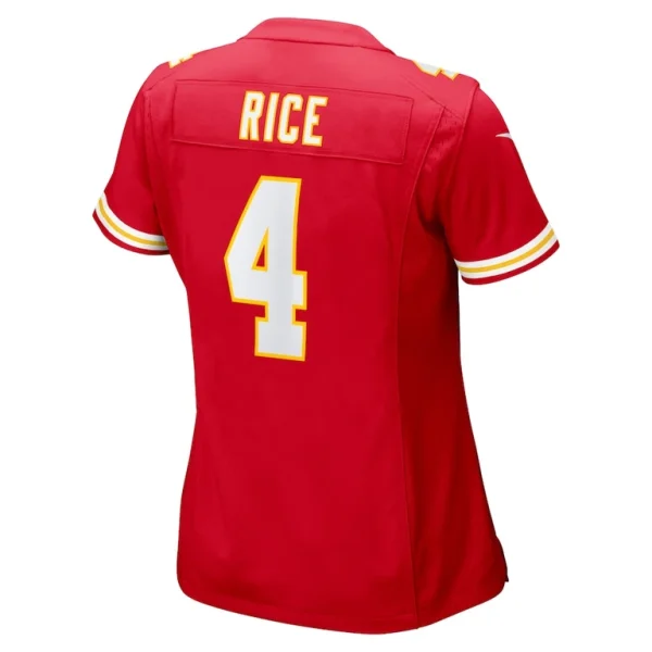 Rashee rice kansas city chiefs nike womens game jersey Red L