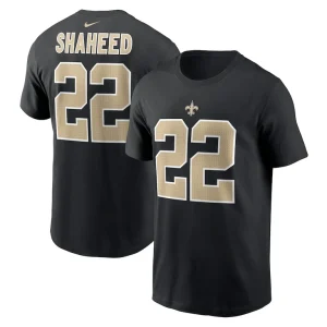 Rashid shaheed new orleans saints nike name number t shirt Black