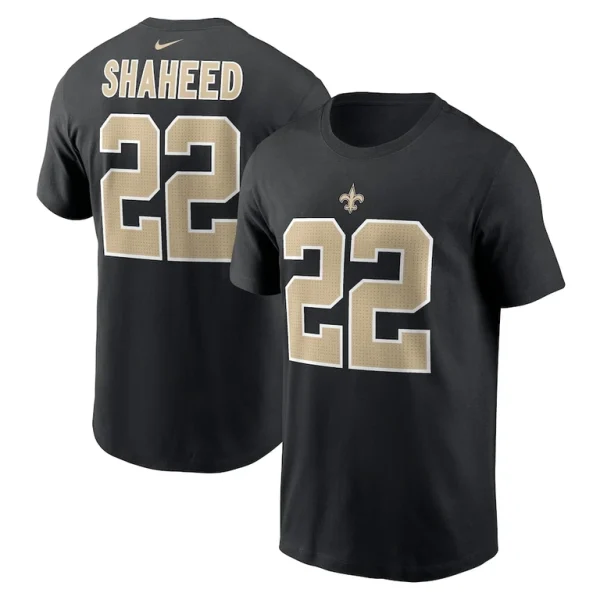 Rashid shaheed new orleans saints nike name number t shirt Black