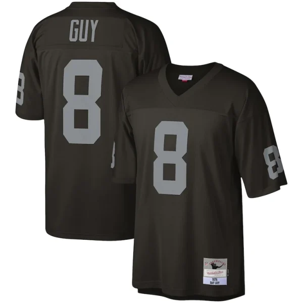 Ray guy las vegas raiders mitchell ness legacy replica jersey Black