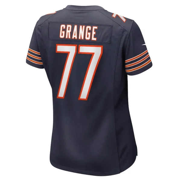 Red grange chicago bears nike womens retired player jersey Navy L