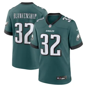Reed blankenship philadelphia eagles nike team game jersey Midnight green