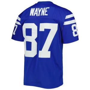 Reggie wayne indianapolis colts mitchell ness legacy replica jersey Royal L