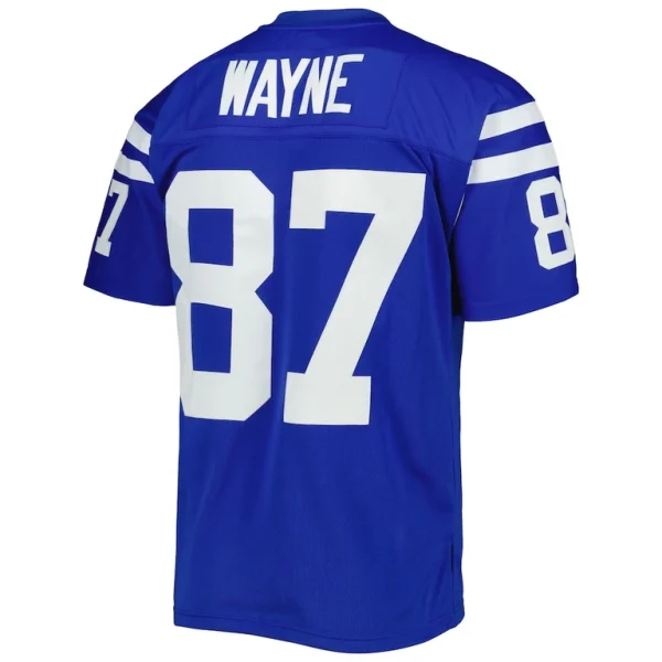Reggie wayne indianapolis colts mitchell ness legacy replica jersey Royal L