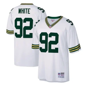Reggie white green bay packers mitchell ness legacy replica jersey White