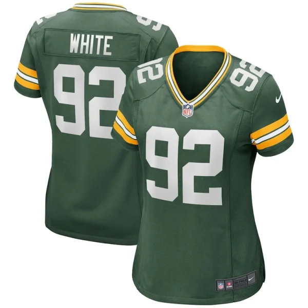 Reggie white green bay packers nike womens game retired player jersey Green