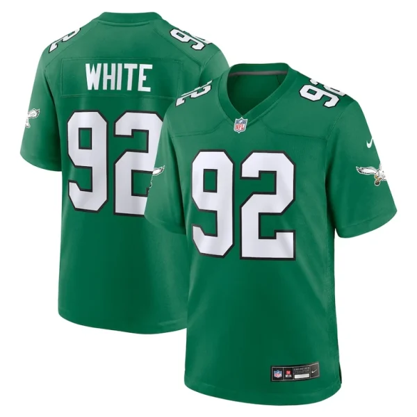 Reggie white philadelphia eagles nike alternate game jersey Kelly green