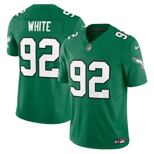 Reggie white philadelphia eagles nike alternate vapor f.u.s.e. limited jersey Kelly green