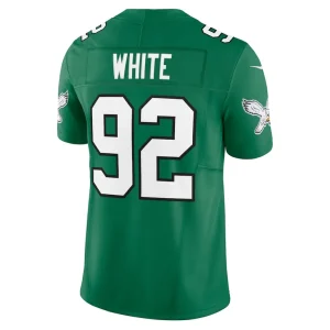 Reggie white philadelphia eagles nike alternate vapor f.u.s.e. limited jersey Kelly green L