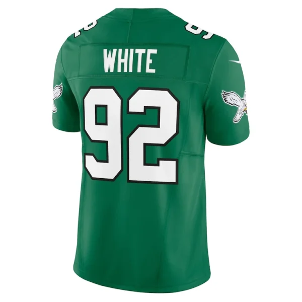 Reggie white philadelphia eagles nike alternate vapor f.u.s.e. limited jersey Kelly green L
