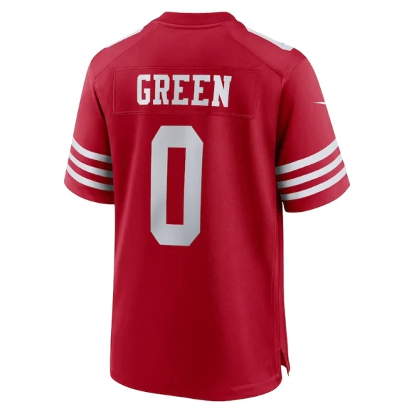 Renardo green san francisco 49ers nike game jersey Scarlet L