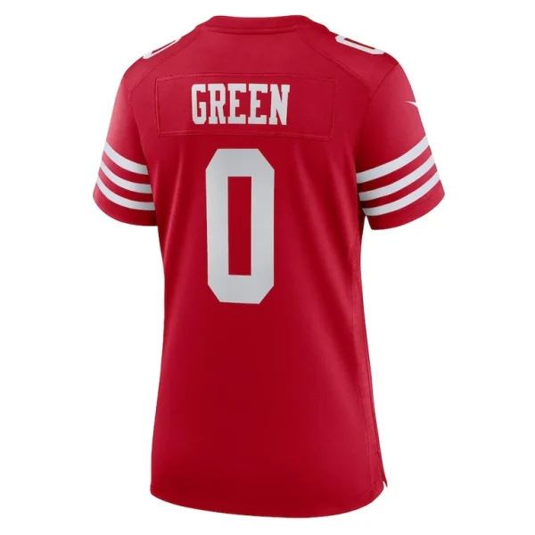 Renardo green san francisco 49ers nike womens game jersey Scarlet L