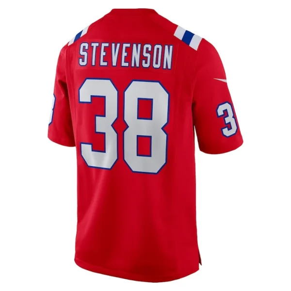 Rhamondre stevenson new england patriots nike alternate game player jersey Red L