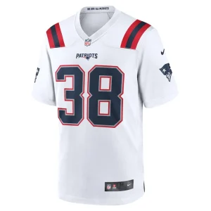 Rhamondre stevenson new england patriots nike game player jersey White M