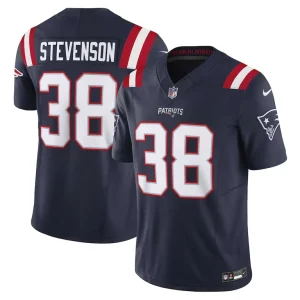 Rhamondre stevenson new england patriots nike vapor f.u.s.e. limited jersey Navy