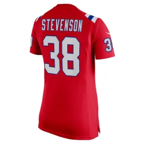 Rhamondre stevenson new england patriots nike womens alternate game player jersey Red L