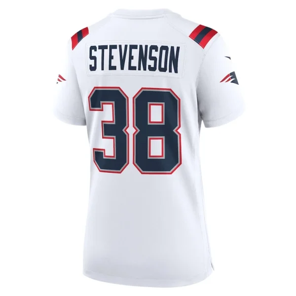 Rhamondre stevenson new england patriots nike womens game player jersey White L